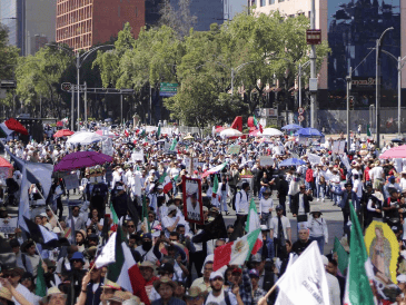 En redes sociales, ya circulan algunos videos que dan cuenta de cómo se ha vivido la segunda marcha de la Generación Z en la Ciudad de México. SUN / ARCHIVO