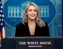 La vocera de la Casa Blanca, Karoline Leavitt, este jueves 20 de noviembre. EFE / W. Oliver