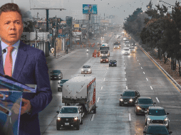 Pablo Lemus recordó que esta mañana se realizó la apertura de los primeros carriles de la carretera a Chapala y aclaró que quedarán cuatro carriles pendientes para abrir. EL INFORMADOR / A. Navarro