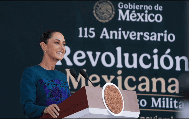 Desde el Zócalo, Sheinbaum reiteró que la Cuarta Transformación se mantiene sólida y respaldada por la ciudadanía. CORTESÍA