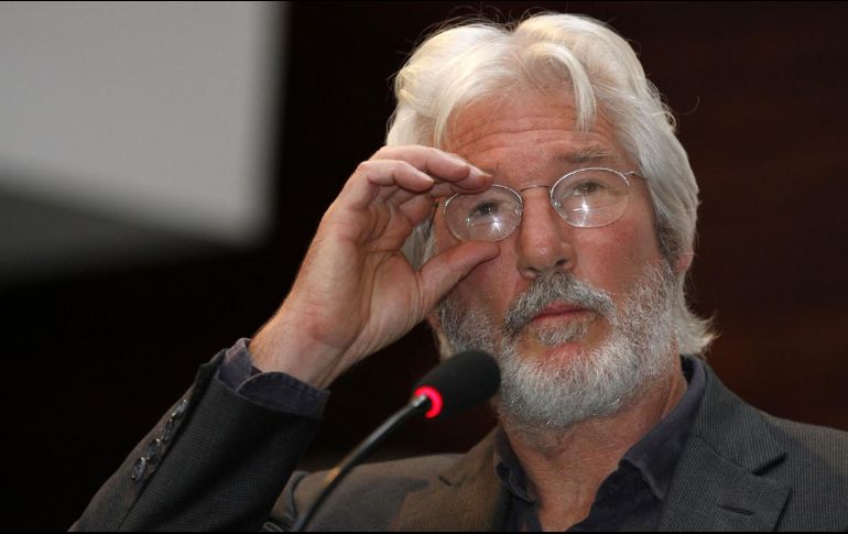 Richard Gere participará con una conferencia el próximo  4 de diciembre a las 19:30 horas en el Auditorio Juan Rulfo. NTX/ARCHIVO