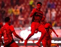 Gilberto Mora celebra tras anotar el segundo gol de los Xolos. Tijuana enfrentará a Tigres en la liguilla. IMAGO7
