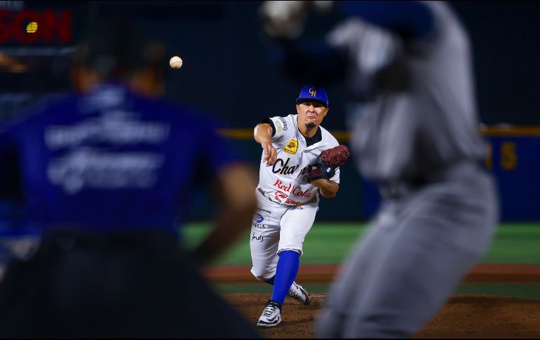 Ronald Medrano, pitcher abridor de los Charros, se fue sin decisión después de cuatro entradas y un tercio de labor. CORTESÍA/Charros de Jalisco