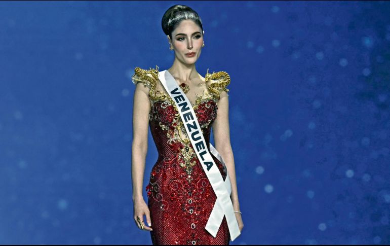 Stephany Adriana Abasali, Miss Venezuela, obtuvo el tercer lugar. AFP
