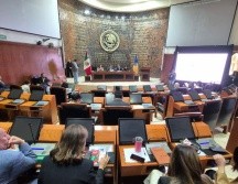 Diego Monraz compareció ante el pleno del Congreso de Jalisco como parte de la glosa del primer informe de gobierno de Pablo Lemus. EL INFORMADOR / M. Hernández