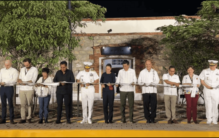 Sheinbaum Pardo fue acompañada por parte de su Gabinete así como por los gobernadores de Chiapas y Oaxaca. ESPECIAL / Gobierno de México