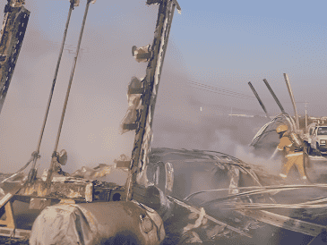 El accidente vehicular se registró en horas de la mañana en la carretera Federal 45 Silao-Irapuato, a la altura de la comunidad El Espejo. ESPECIAL / Facebook / H.Cuerpo de Bomberos de Silao de la Victoria