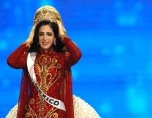 Fátima Bosch se coronó como todas las Miss Universo mexicanas: de rojo. EFE / ARCHIVO