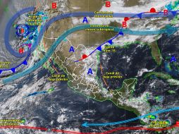Las condiciones climáticas serán particularmente severas, con valores que podrían caer por debajo de los –10 grados Celsius y con posibilidad de nieve o aguanieve. ESPECIAL/ SMN.