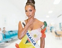 Gabrielle Henry. La modelo que representó a Jamaica sufrió un fuerte accidente horas antes de la final. ESPECIAL