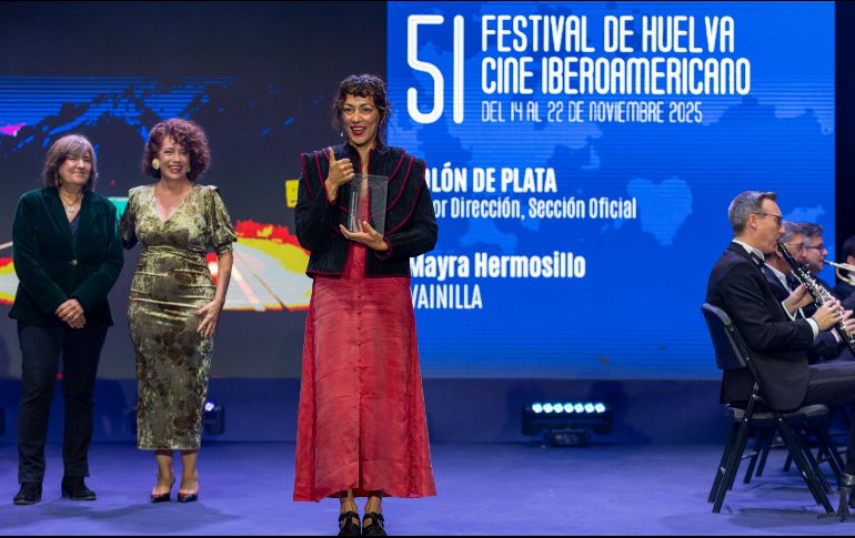 Mayra Hermosillo. La directora y actriz celebra los premios obtenidos por “Vainilla” en el Festival de Cine Iberoamericano de Huelva. EFE/A. Díaz