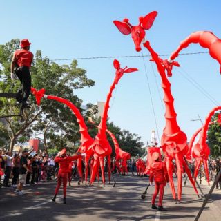 'Les Girafes' llenan de emoción la Vía RecreActiva en Guadalajara