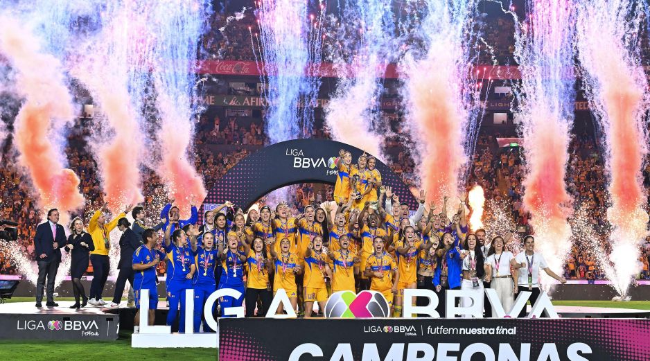 Tigres vivió una tarde mágica y se refrendó como el equipo más ganador de la Liga MX Femenil. IMAGO7.