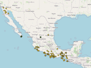 Sismos En Vivo este 24 de noviembre en México. ESPECIAL / SSN