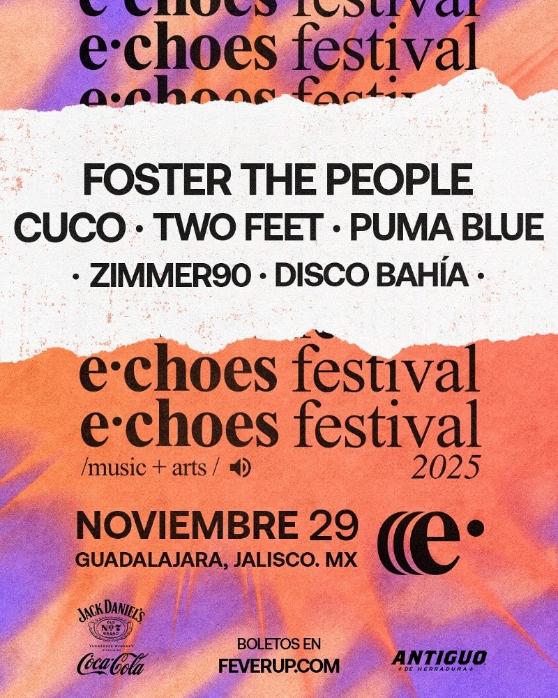 El Festival Echoes llegará para envolver Tesistown con propuestas frescas y una vibra alternativa imperdible. INSTAGRAM/@echoesmx__
