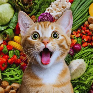 Las verduras que tu gato puede comer de manera segura y controlada