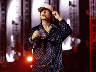 Natanael Cano fue uno de los más esperados este domingo durante el Flow Fest 2025. SUN/ H. SALVADOR