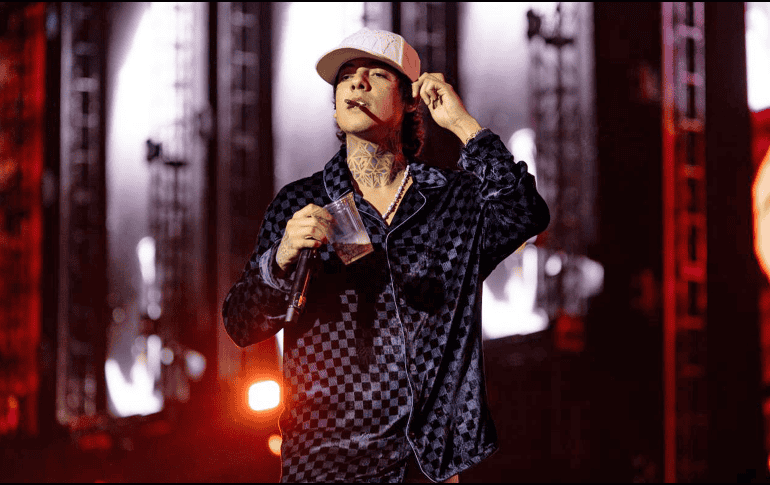 Natanael Cano fue uno de los más esperados este domingo durante el Flow Fest 2025. SUN/ H. SALVADOR