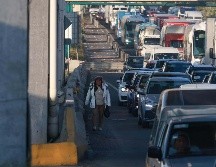 Este lunes, organizaciones campesinas y de transportistas llevaron a cabo un megabloqueo nacional que afectó los principales accesos carreteros del país. SUN / A. Vargas