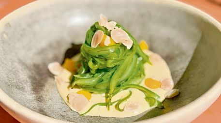 Crema de maíz con ejote. EL INFORMADOR/ F. Salcedo