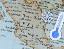 El frente frío núm. 16 será reforzado por una masa de aire polar proveniente del noroeste de Canadá, por lo que se desplazará lentamente sobre el noreste y oriente del territorio nacional. ESPECIAL / CANVA