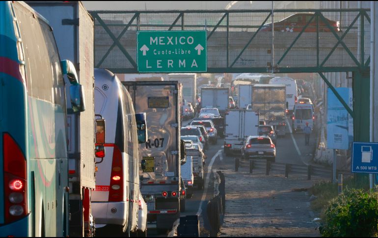 El pasado lunes 24 de noviembre, transportistas y productores agrícolas realizaron un megabloqueo en los principales accesos del país. EFE/F. Gutiérrez