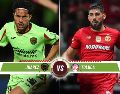 El campeón Toluca, que dirige el argentino Antonio "Turco" Mohamed, visitará a los Bravos de Juárez del entrenador uruguayo Martín Varini, en el comienzo de la fase de Cuartos de Final. ESPECIAL / IMAGO7 y CANVA