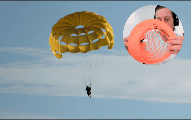 Científicos desarrollan un paracaídas que cae completamente recto. UNSPLASH / K. WEITKAMP / YOUTUBE / NATURE VIDEO