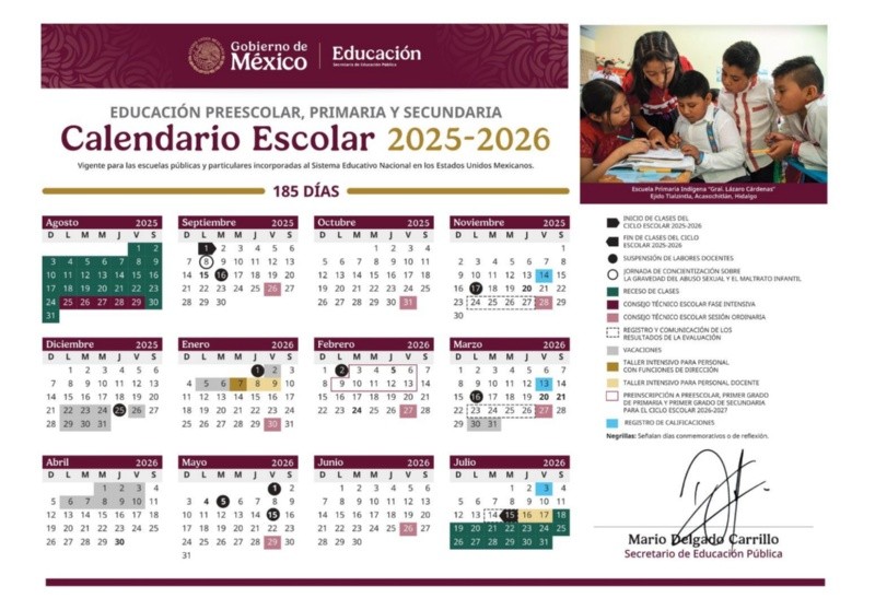 Con el puente del 28 de noviembre, los estudiantes tendrán un respiro académico previo al periodo vacacional. CORTESÍA