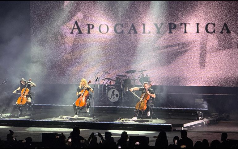 Entre distorsión emocional y precisión técnica, Apocalyptica confirmó por qué su propuesta sigue expandiendo los límites del metal. EL INFORMADOR/ H. Navarro