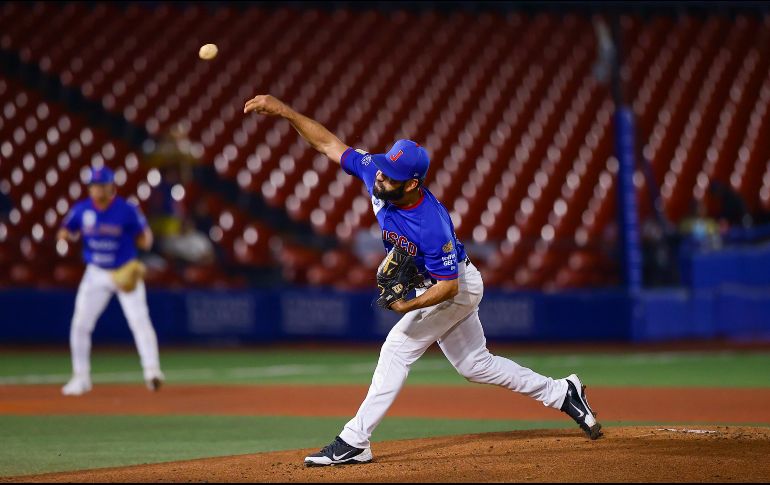 Luis Payán dejó la loma con 5.1 entradas, 7 hits y 3 carreras limpias, además de 4 ponches. CORTESÍA/Charros de Jalisco