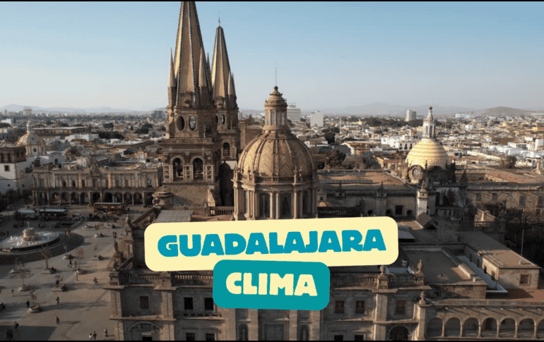 Se prevé que para el fin de semana las temperaturas desciendan ligeramente en el Área Metropolitana de Guadalajara (AMG). ESPECIAL / CANVA