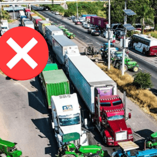 Segob sobre bloqueos: Afectación a terceros no es la vía para lograr una solución