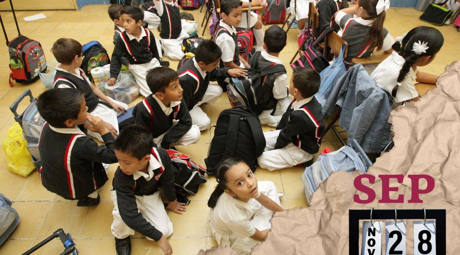 La suspensión del 28 de noviembre se une con los días sábado 29 y domingo 30, formando así un fin de semana largo para los alumnos. ESPECIAL / EL INFORMADOR y CANVA