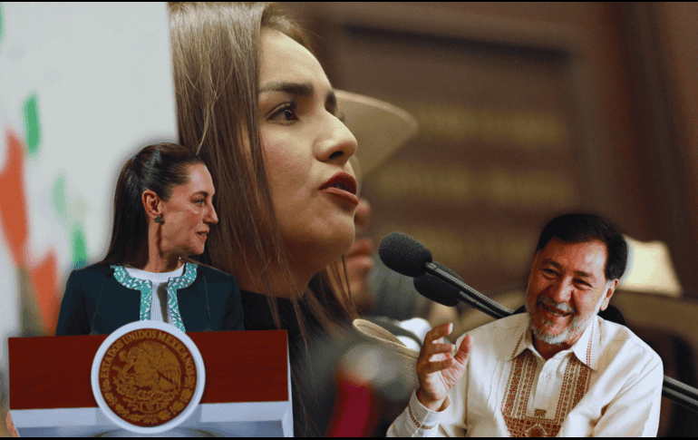 Sheinbaum pidió a Gerardo Fernández Noroña, senador de Morena, respeto y sensibilidad para Grecia Quiroz. EFE / M. Guzmán / SUN / ARCHIVO