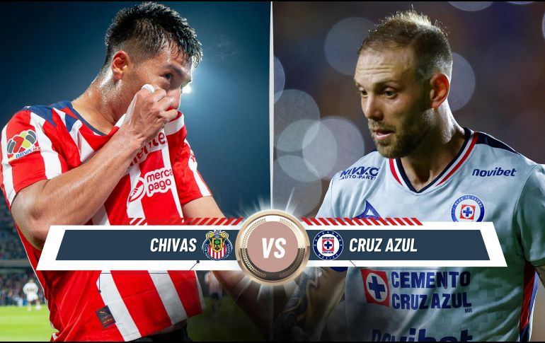 Los dirigidos por Gabriel Milito, Chivas, esperan superar a Cruz Azul y quitarse la espina luego de perder 1-2 en la Jornada 7 del torneo regular. ESPECIAL / IMAGO7 y CANVA