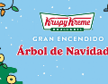 Krispy Kreme encenderá su árbol de Navidad inspirado en Peanuts, con Snoopy como invitado especial del gran festejo. X/@krispykrememx/ESPECIAL