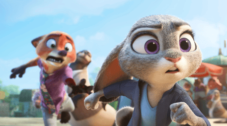 Nick Wilde y Judy Hoops, protagonistas de la cinta en una escena de 