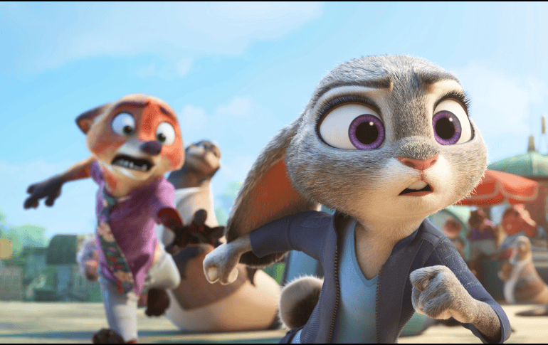 Nick Wilde y Judy Hoops, protagonistas de la cinta en una escena de 