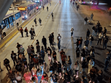 Los manifestantes aseguran que esta modificación redujo drásticamente la cobertura en la zona. ESPECIAL