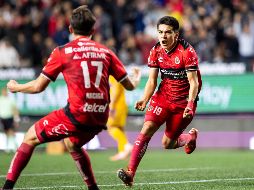 Gilberto Mora (der.) marcó el tercer gol del encuentro. IMAGO7/A. Gutiérrez