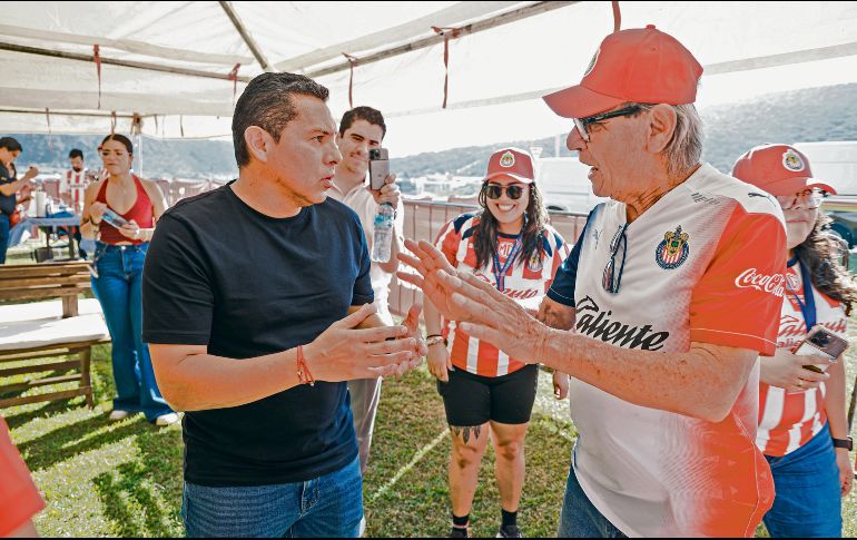 Los invitados tuvieron la oportunidad de convivir con Ramón Morales. EL INFORMADOR/J. Acosta