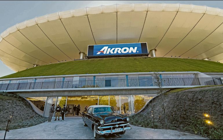 Vista exterior del estadio Akron en Zapopan, sede de partidos del Mundial 2026 y eventos deportivos locales. EL INFORMADOR/A. Navarro