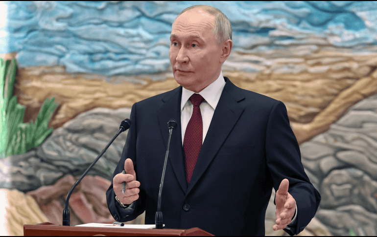 Así se pronunció Putin en una conferencia de prensa ante las sanciones anunciadas por el Departamento del Tesoro de Estados Unidos. EFE / EPA / ALEXANDER KAZAKOV / SPUTNIK / KREMLIN / POOL MANDATORY CREDIT
