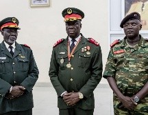 El general Horta N'ta (C) fue designado para dirigir un periodo de transición de un año. AFP / P. Meinhardt