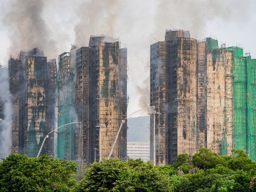 El incendio vuelve a poner de relieve la vulnerabilidad de Hong Kong. EFE / ARCHIVO