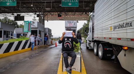 ANTAC dio a conocer que se inició la apertura de varios puntos, entre ellos la caseta de Zinapécuaro, en Michoacán. NTX/ARCHIVO
