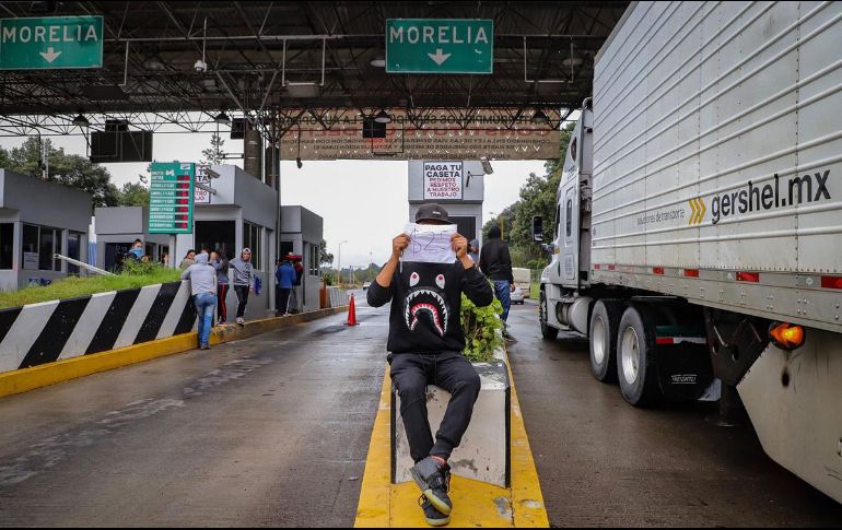 ANTAC dio a conocer que se inició la apertura de varios puntos, entre ellos la caseta de Zinapécuaro, en Michoacán. NTX/ARCHIVO