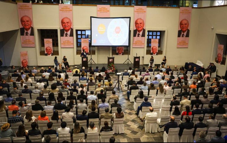 El secretario de Educación durante su participación en la Cátedra Guillermo Cosío Vidaurri presentó ante los asistentes los detalles del programa de Formación del Carácter. EL INFORMADOR/J.ACOSTA