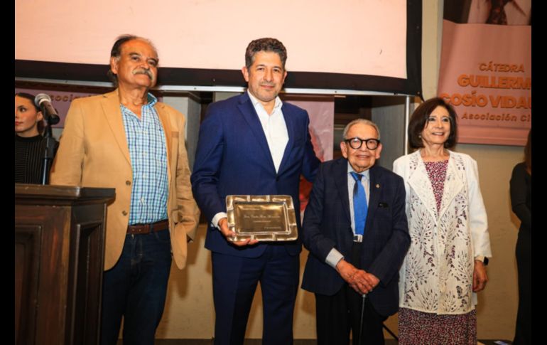 El secretario de Educación durante su participación en la Cátedra Guillermo Cosío Vidaurri presentó ante los asistentes los detalles del programa de Formación del Carácter. EL INFORMADOR/J.ACOSTA